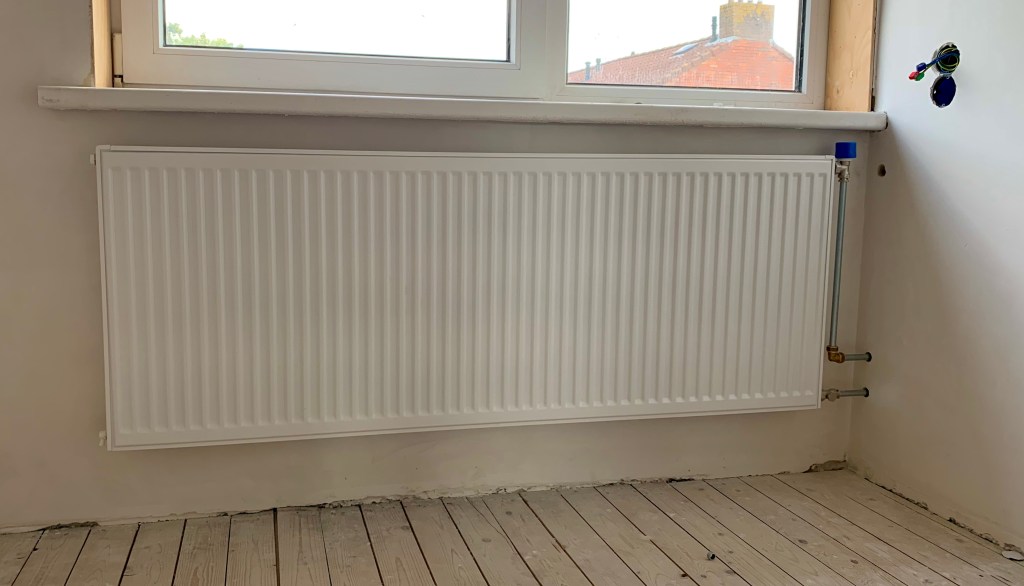 Witte radiator. 